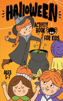 Halloween Activity Book For Kids 5-7
