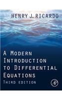 Modern Introduction to Differential Equations