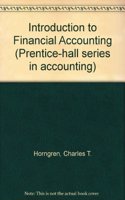 Introduction to Financial Accounting (Prentice-hall series in accounting)