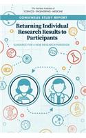 Returning Individual Research Results to Participants