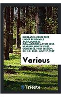 INCREASE LICENSE FEES UNDER PERISHABLE A