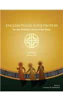 English Psalm-Tone Propers for the Ordinary Form of the Mass