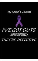 My Crohn's Journal. I've Got Guts Unfortunately They're Defective.