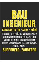 Bau Ingenieur Substantiv [In-Sche-Niör] Jemand, Der Präzise Vermutungen Auf Ungenaue Daten Macht, Die Von Leuten Mit Fragwürdigem Wissen Zur Verfügung Gestellt Wurden.