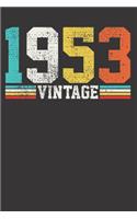 VINTAGE 1953 Notebook Journal