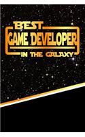 The Best Game Developer in the Galaxy: Isometric Dot Paper Notebook Book 120 Pages 6"x9"