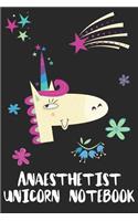 Anaesthetist Unicorn Notebook