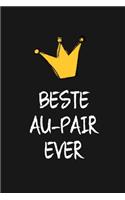 Beste Au-Pair: DIN A5 - Punkteraster 120 Seiten - Kalender - Notizbuch - Notizblock - Block - Terminkalender - Abschied - Geburtstag - Ruhestand - Abschiedsgeschen