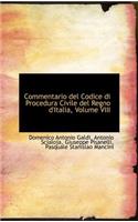 Commentario del Codice Di Procedura Civile del Regno D'Italia, Volume VIII