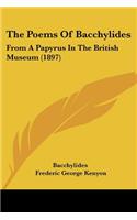 The Poems Of Bacchylides