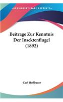 Beitrage Zur Kenntnis Der Insektenflugel (1892)