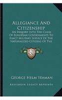 Allegiance And Citizenship