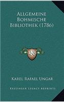 Allgemeine Bohmische Bibliothek (1786)