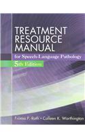 Treatment Resource Manual for Speech Language Pathology (Book Only)