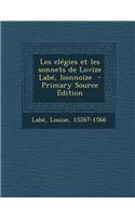 Les elégies et les sonnets de Lovïze Labé, lionnoize