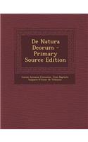 De Natura Deorum - Primary Source Edition