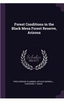 Forest Conditions in the Black Mesa Forest Reserve, Arizona