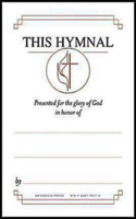United Methodist Hymnal Bookplates ""In honor of..."" (Pkg o