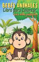 Libro para colorear de animales de bebé para niños pequeños
