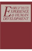 Early Experience and Human Development
