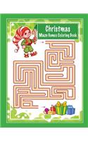 Christmas Maze Games Coloring Book