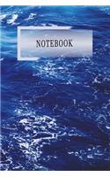 In one drop of water are found all the secrets of all the oceans. Blue Ocean Watercolor Notebook