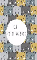 Cat Coloring Book: Cat Gifts for Toddlers, Kids ages 4-8, Girls Ages 8-12 or Adult Relaxation Cute Stress Relief Animal Birthday Coloring Book Made in USA