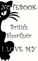 British Shorthair Cat Notebook