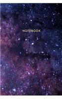 Notebook: Colorful Space and Star Systems - Journal for Girls and Boys, Kids, School, Students and Teachers - 6 x 9, 100 Blank Lined Pages