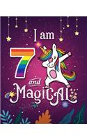 Unicorn Journal I am 7 and Magical