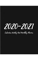 2020-2021 Calendar Weekly And Monthly Planner