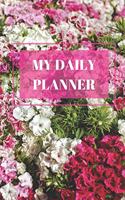 2020 Daily Planner: for woman 5.5 inches x 8.5 inches portable daily sheets with hourly schedule, sections for notes, gratefulness and to do list