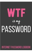 WTF Is My Password Internet Password Logbook