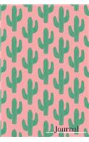Journal: Succulent College Ruled Journal Notebook Planner 120-Page Medium Lined Paper for Writing Ideas Planning Doodling Journaling for Women Girls Teens 6x