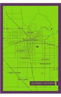 Notebook: Bakersfield California Design Notpad Journal for Men Women & Kids