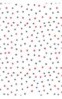 Cat Pattern - Small Paws and Hearts: Blank Lined Notebook for Cat Lovers and Pet Owners