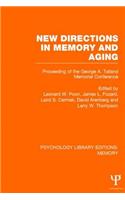 New Directions in Memory and Aging (Ple: Memory)