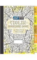 Violin Homework Book and Practice Tracker (Yellow): Staff Paper, Manuscript Paper, Theory Tools, Practice Planner, For Kids or Adults, Notebook Paper, ... Violin Homework Book and Practice Tracker)