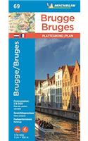 Michelin Bruges Map No. 69: Road & Tourist Map