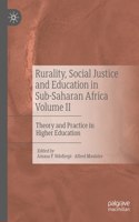 Rurality, Social Justice and Education in Sub-Saharan Africa Volume II