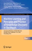 Machine Learning and Principles and Practice of Knowledge Discovery in Databases