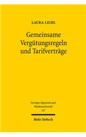 Gemeinsame Vergütungsregeln und Tarifverträge
