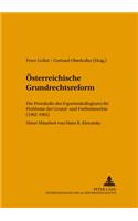 Oesterreichische Grundrechtsreform