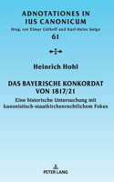 Bayerische Konkordat von 1817/21