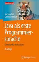 Java ALS Erste Programmiersprache