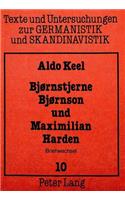 Bjornstjerne Bjornson Und Maximilian Harden