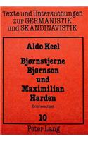 Bjornstjerne Bjornson und Maximilian Harden