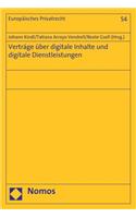 Vertrage Uber Digitale Inhalte Und Digitale Dienstleistungen