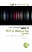 1992-93 Blackpool F.C. Season: (English)