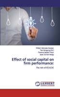 Effect of social capital on firm performance